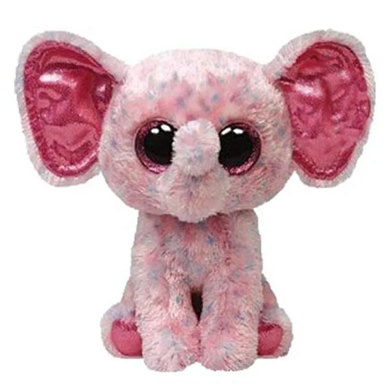 Ty Beanie Боос Мягкие и плюшевые Животные розовый слон игрушка кукла