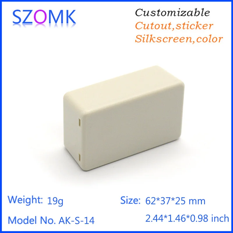 4 шт. пластиковые чехлы для электронных приборов 62 х37х25 мм|enclosure electronic|enclosure diyenclosure