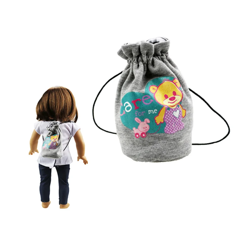 

Cute Mini Bag/Backpack for 18/16-inch Doll-My Little Baby Accessories fit 18''american/life/generation doll-toy for Girls Gifts