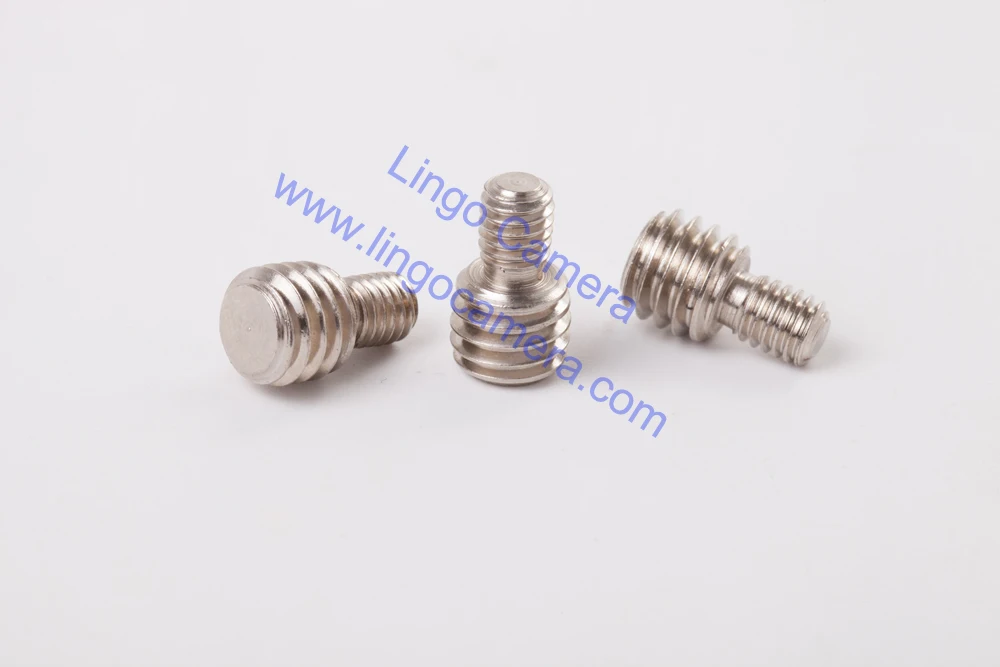 LL1484 M6 to 3/8&quot Screw for DSLR Camera Tripod Quick Release Plate Silver | Электроника