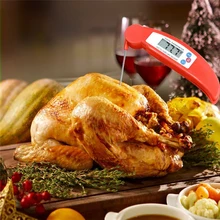 BBQ Thermometer Meat Cooking Probe Digital Instant-Read Tools Best for Chicken Grill Food Milk and Bath Water Household Candy
