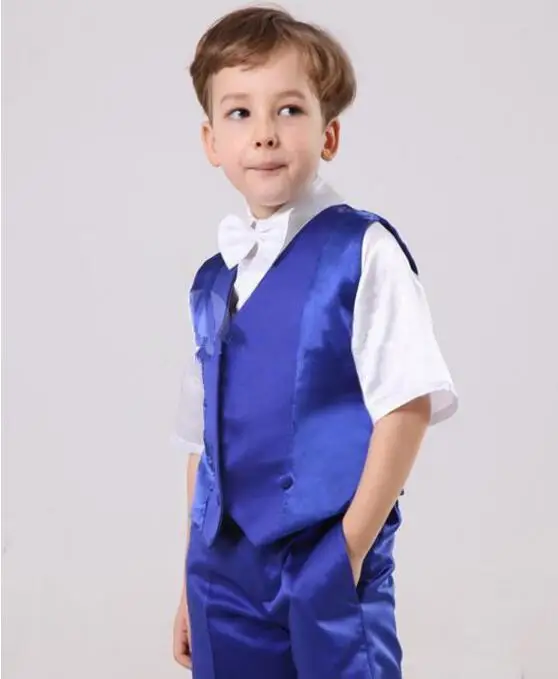 Торжественная одежда для мальчиков красивый специально скроенный костюм для мальчиков на свадьбу торжественная одежда для мальчиков(жакет+ брюки+ галстук+ жилет