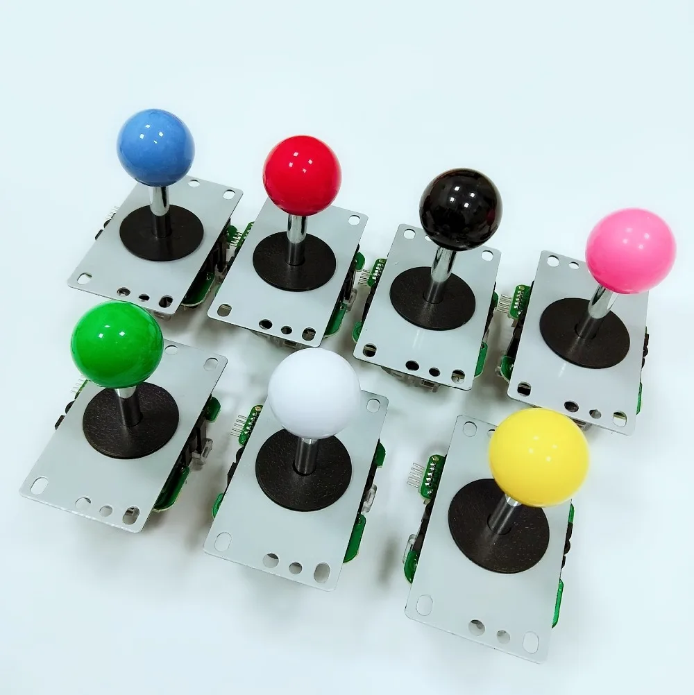 2 шт. копия Sanwa 5Pin 8Way джойстик с печатной платой для аркадной игровой консоли высокое качество многоцветный красный синий желтый зеленый