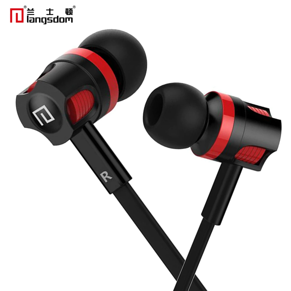 

Langsdom JM21 JM26 in ear sport earphone Microphone Super Bass stereo Earphone Headset hifi fone de ouvido for xiaomi iphone