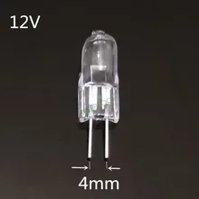 10 шт(5 упаковок) G4 12-тивольтная галогенная лампа для задних фар лампы 12v G4 Светильник лампы Хрустальный Шарик Люстра светильник лампочка G4 12v теплый белый 5 Вт, 10 Вт, 20 Вт, 35w 50w