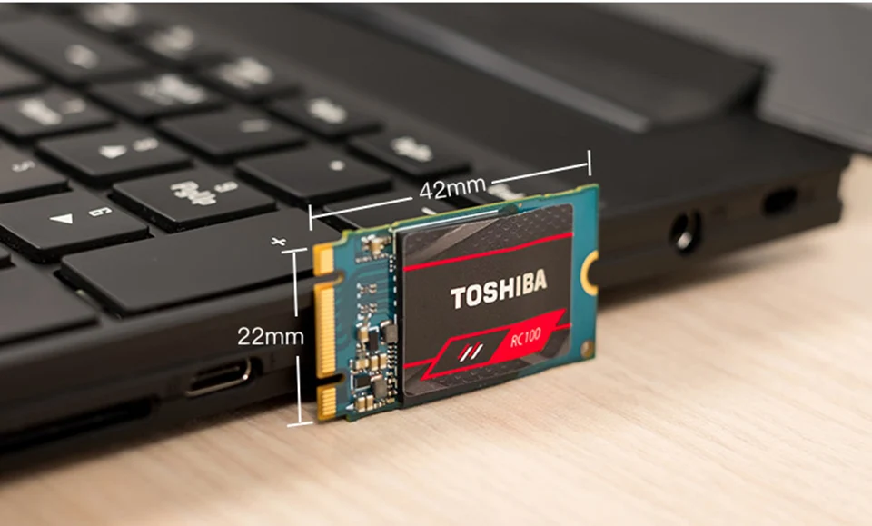 Toshiba SSD M.2 2242 NVMe 240 ГБ PCIe Внутренний твердотельный диск 3,0*2 SSD 1600 МБ/с. для ноутбука, настольного компьютера