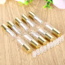 Новое поступление 10 шт черного серебристого и золотистого цвета 1,2 мл Бутылочка для губ дорожный блеск для женского парфюма пустые косметические контейнеры