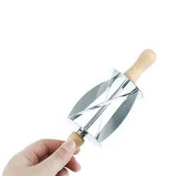 Кухонный нож из нержавеющей стали Rolling Cutter для изготовления круассан хлеб колесо тесто кондитерский нож деревянная ручка выпечки