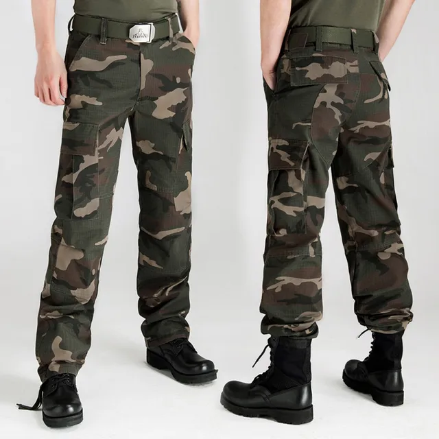 Plus Size 28 44 Men's Cargo Pants Millitary Tactical Army Cargo Camo