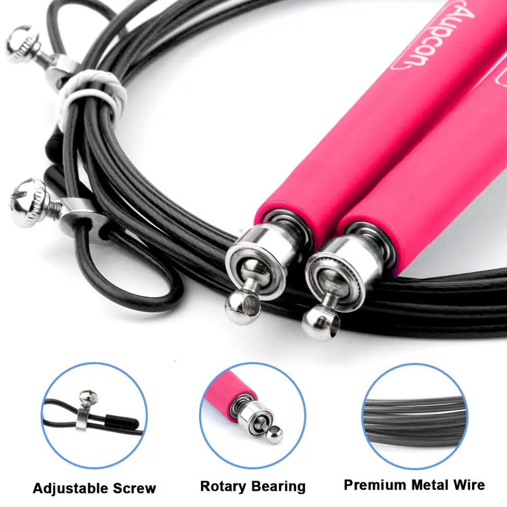 Speed Jump Rope Ball Bearing Adjustable Training Sport Skipping Fitness Equipment Fitness Skip Workout Training