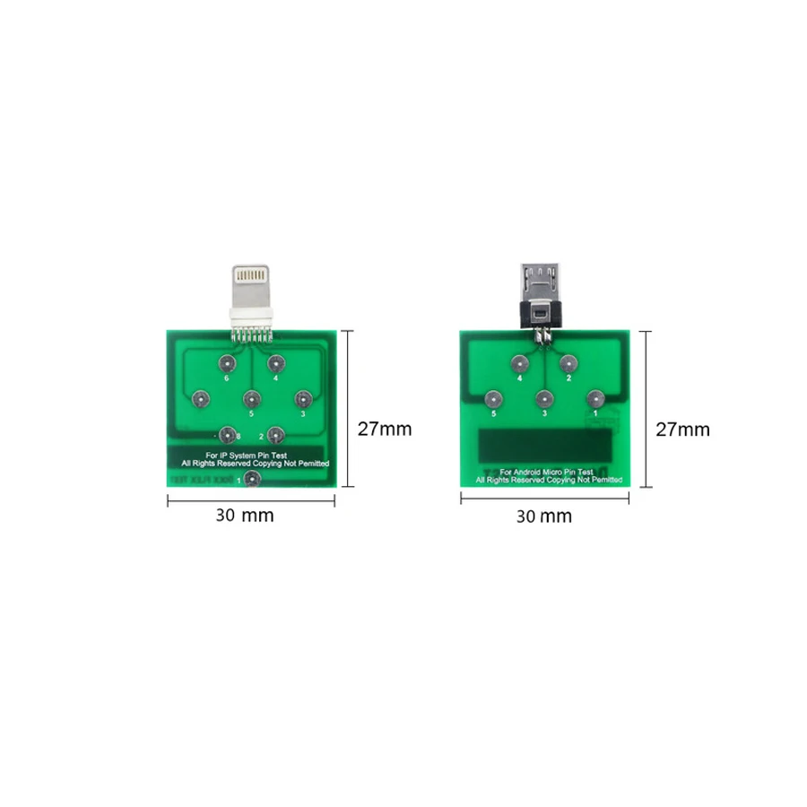

Charging Dock Flex Tester Repair Micro USB PCB Test Board for iPhone Andorid Battery Power Fix Tool