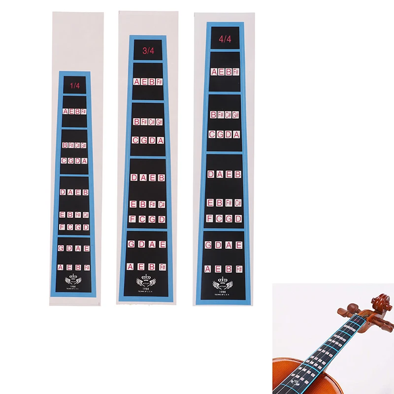 

Violin Fingerboard Sticker Fretboard Note Label Finge Chart Practice Finger Guide Beginner Violin Parts Accessories Hot sale