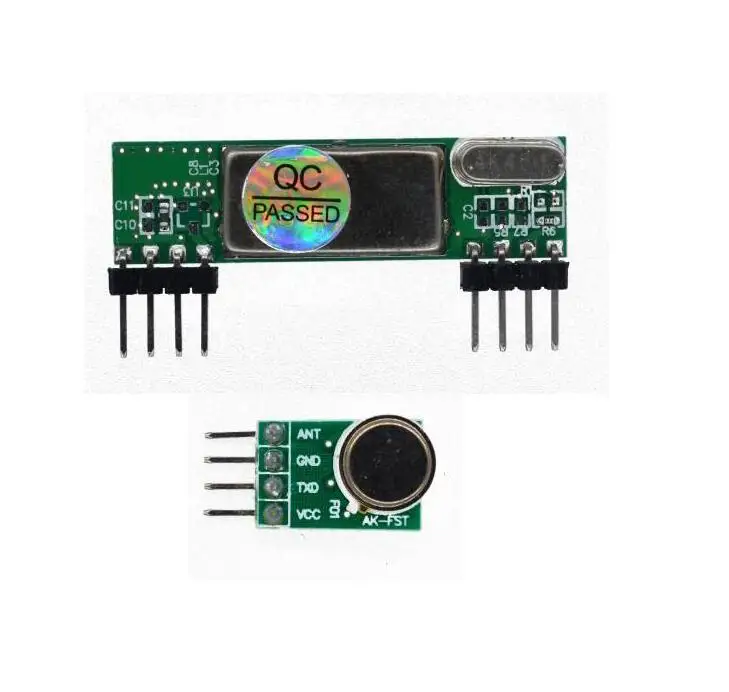 

433Mhz Superheterodyne 3400 RF Transmitter&Receiver Link Kit For Arduino ARM MCU 433 mhz