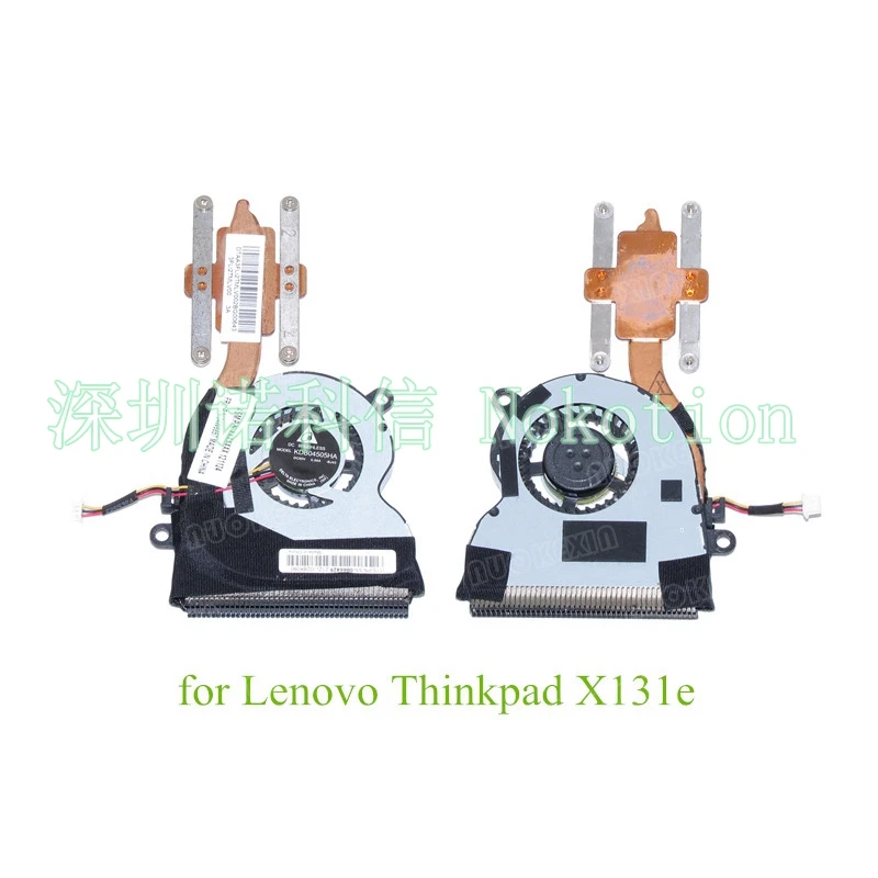 Heatsink For Lenovo Thinkpad X131e CPU Cooling Fan 04W6857 100testin