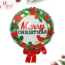 1 шт. Рождественские шары новогодние украшения для дома Фольга надувные шары конфетти шар для рождественской вечеринки поставки