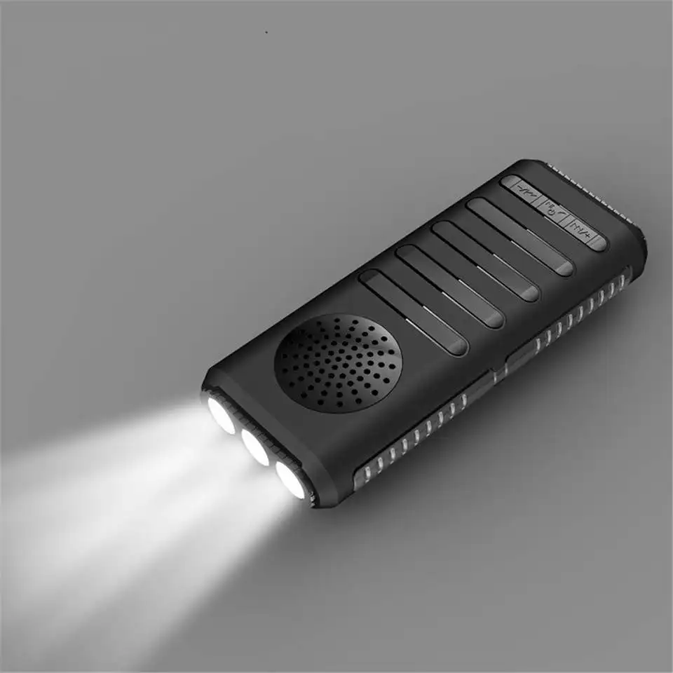 three led high brightness bluetooth speaker flashlight05