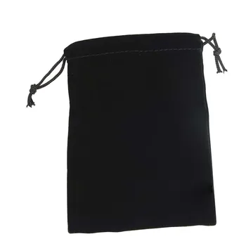 

20 Pcs Stylish Velvet Drawstring Jewelry Pouches/Gift Bags/Pockets-Black 8*10CM
