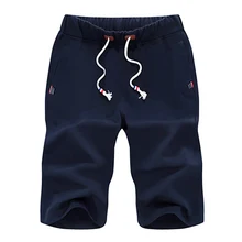 Серые мужские короткие штаны повседневные Летние резинка на талии джоггеры хлопковые спортивные шорты Мужские 5xl Basket Homme короткие модные мужские летние S6T83