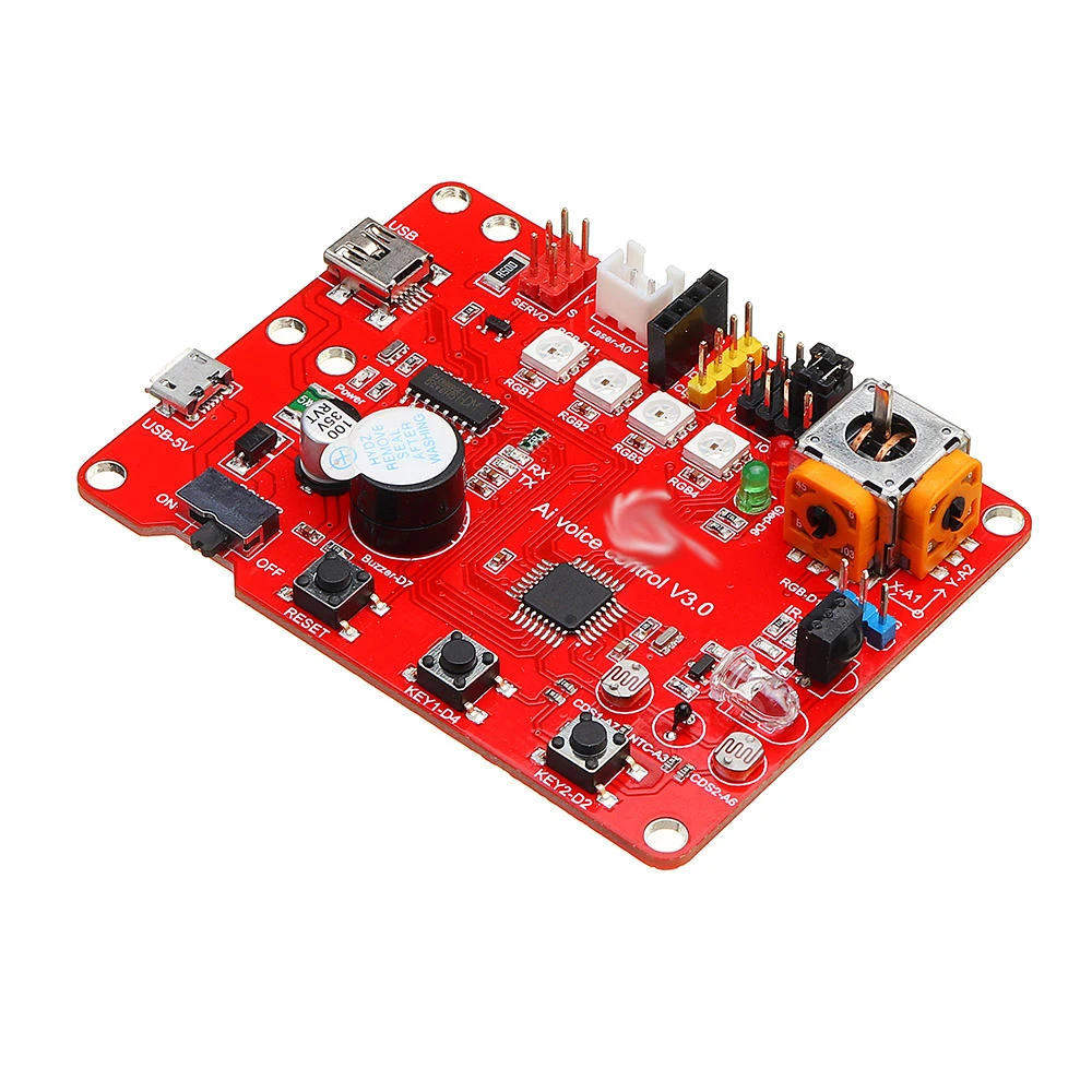 Плата голосового управления Ai V3.0 CH340 ATMEGA328P AU 5V 2A для Arduino|Запасные части| |