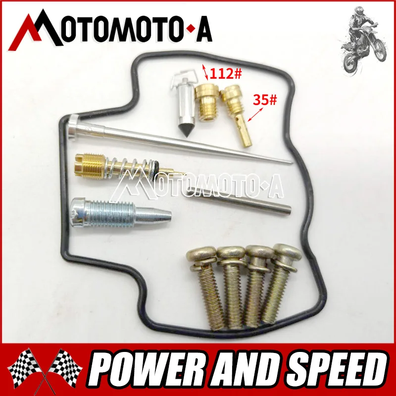 

Motorcycle Parts Carburetor Repair Jet Motor Bicycle Carburetors Rebuild Kit For Kawasaki ZZR400 ZZR 400 N76L