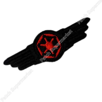 

3" STAR WARS IMPERIAL WING Movie TV Series Costume Cosplay Embroidered Emblem iron on patch Baseball Cap Badge