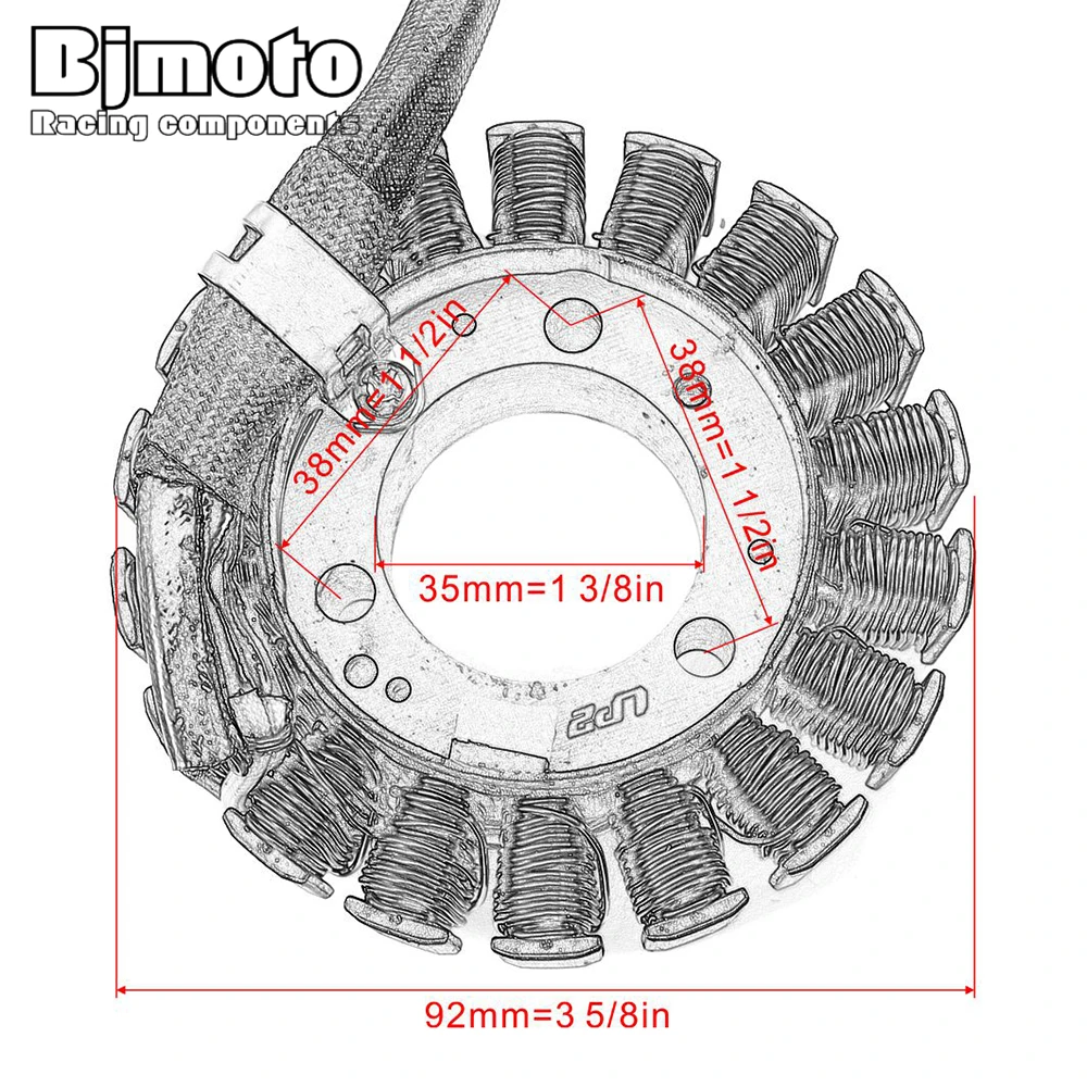 BJMOTO мотоциклетные статорные катушки для Honda CB250 CB 250 Hornet 250 JADE 250 CBR250 MC19 MC22 для Honda CBR400 NC23 NC29 CB-1 CB400F