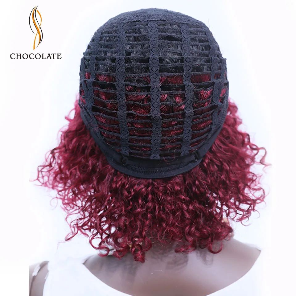 T shape Remy человеческие волосы парики бразильские кудрявые 4*1 с невидимой сеточкой