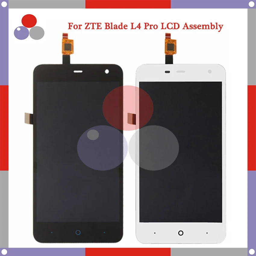 

10Pcs/Lot Highest quality For ZTE Blade L4 Pro A465 LCD Screen Display + Touch Screen Digitizer Assembly Free Shipping