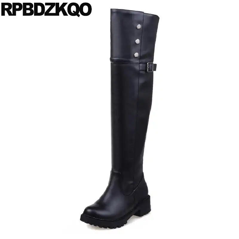 thigh high waterproof boots