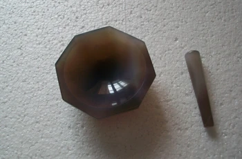 

Agate Mortar and Pestle ID=120 mm