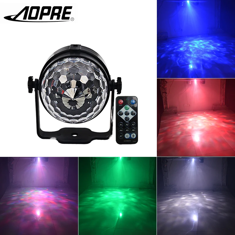 Led Disco Light Ball Laser Projector Waterwave Mini Magic With Led Disco Light Ball Laser Projector Waterwave Mini Magic With Sound Control Stage Lighting Effect Lamp For Dj Party