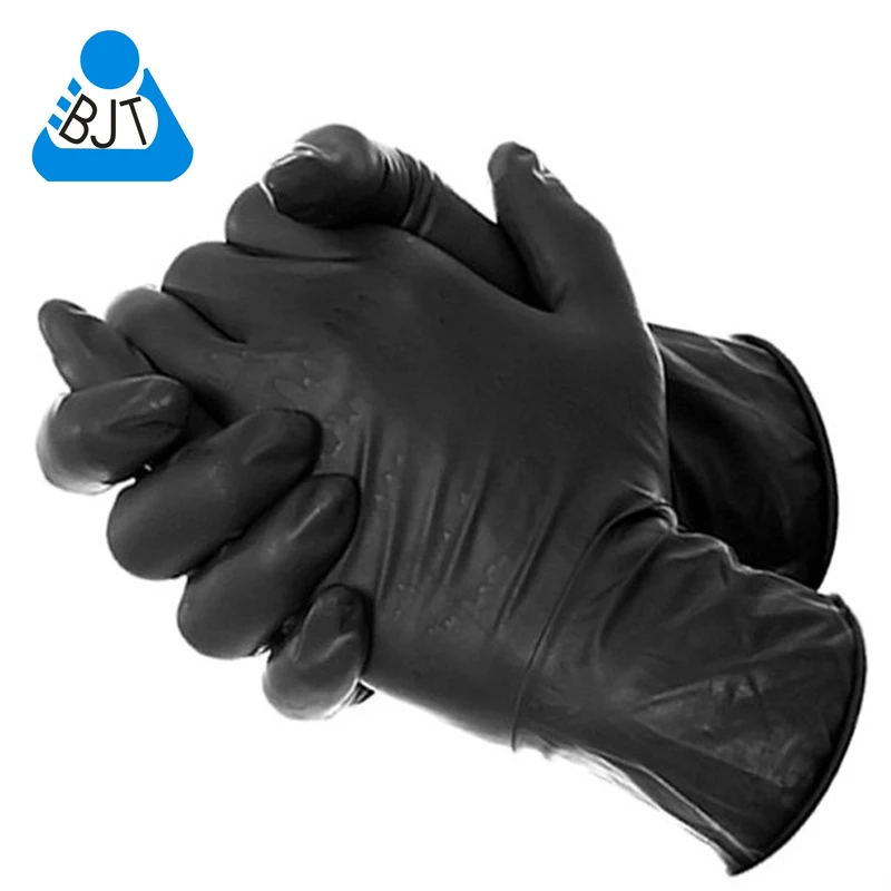 Free shipping 50 Pcs One time Black Tattoo Gloves tattoo Supply Disposable Use Nitrile Tattoo