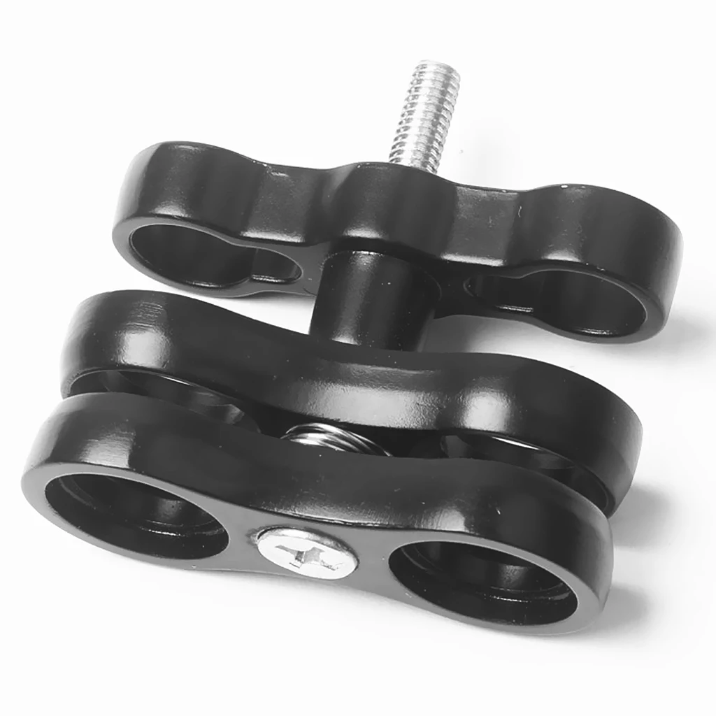 360 Degrees Diving Butterfly Clip Underwater Diving Ball Join Connector Clamp Mount Arm Cradle f/ Flashlight