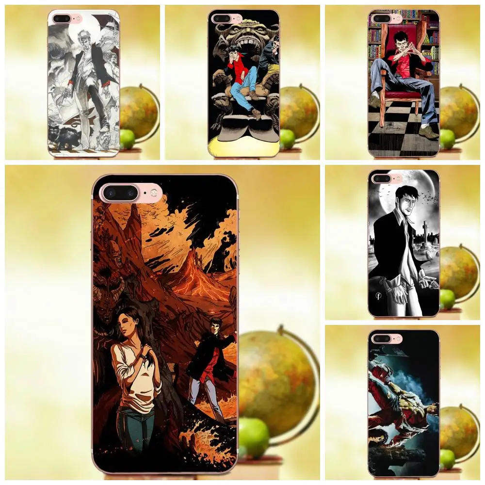 TPU Защита экрана для Huawei Mate 7 8 9 10 P7 P8 P9 P10 P20 Lite Plus Pro GR5 P Smart 2017 Comics &amp Dylan Dog Background |