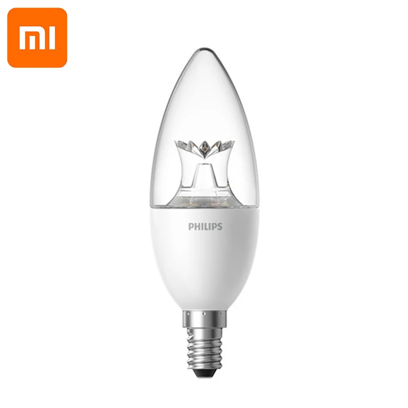Original Xiaomi Smart LED Lamp Wifi Remote Control by Mi home App E14 Bulb 3.5W 0.1A 220-240V 50/60Hz 250ml/200ml smart Home kit | Лампы и