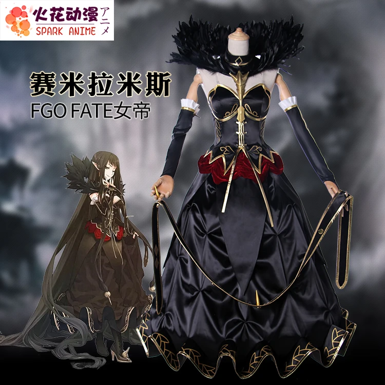 

[Dec.STOCK]2017 Hot Anime Fate/Grand Order Semiramis Costume Cosplay Sammu-ramat Queen Uniform For Women Christmas Free Shipping