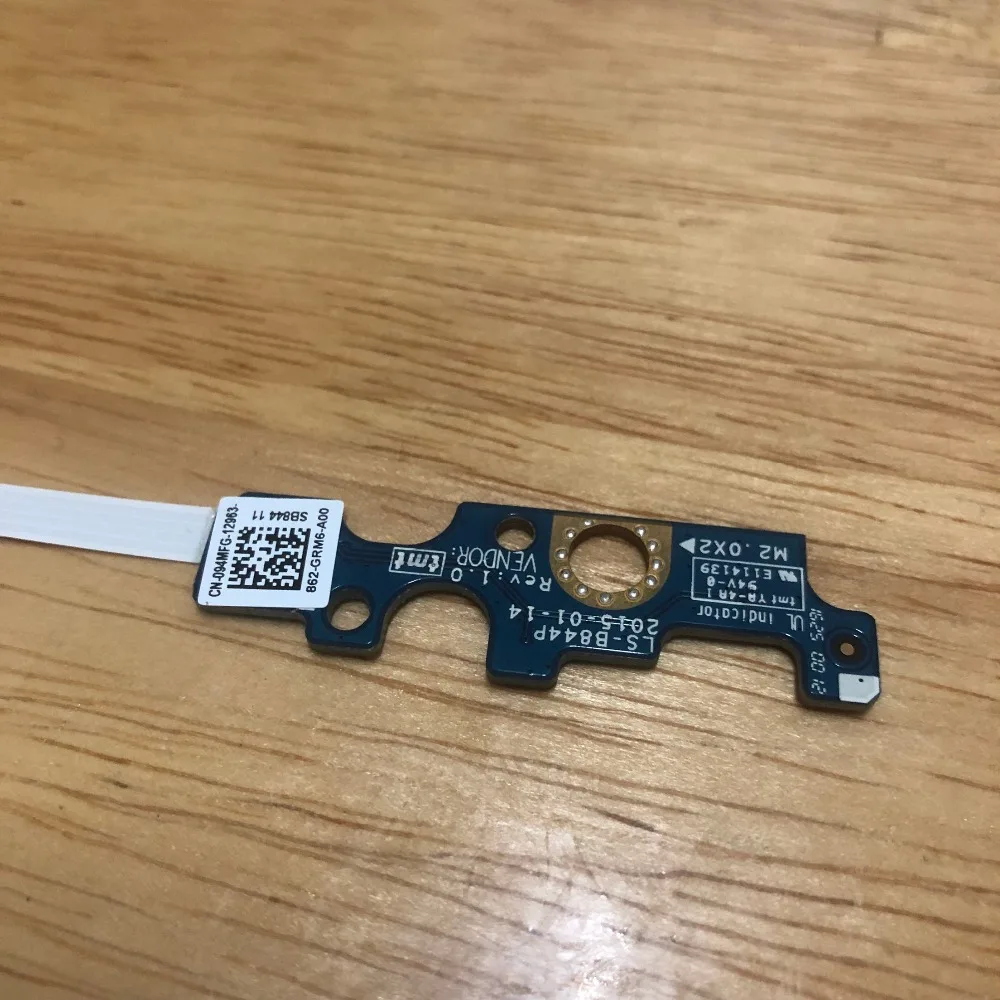 

Original For DELL 5455 5755 5758 light switch board 0T2CVC T2CVC LS-B845P