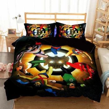 

Dropshipping 3D Bedding Set Duvet Cover Pillowcase queen king Size 3D Bedding Set Cartoon gifts for children