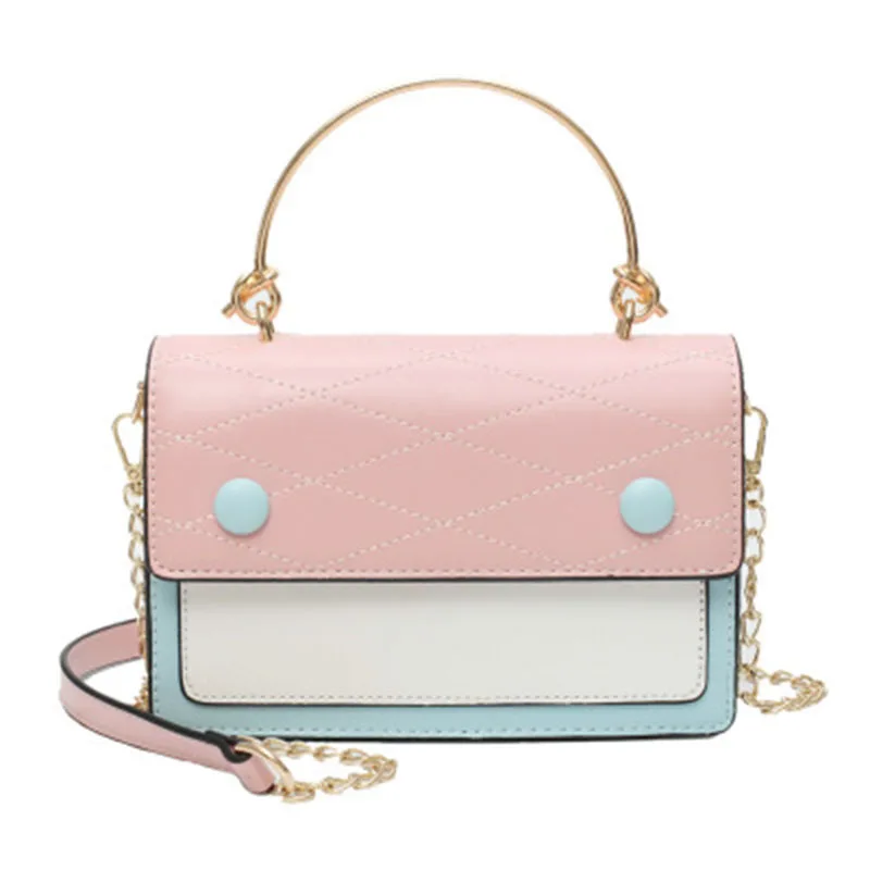 

2019 fashion brand new Metal lock PU leather Women's Designer Handbag High capacity shoulder bags for travel crossbody