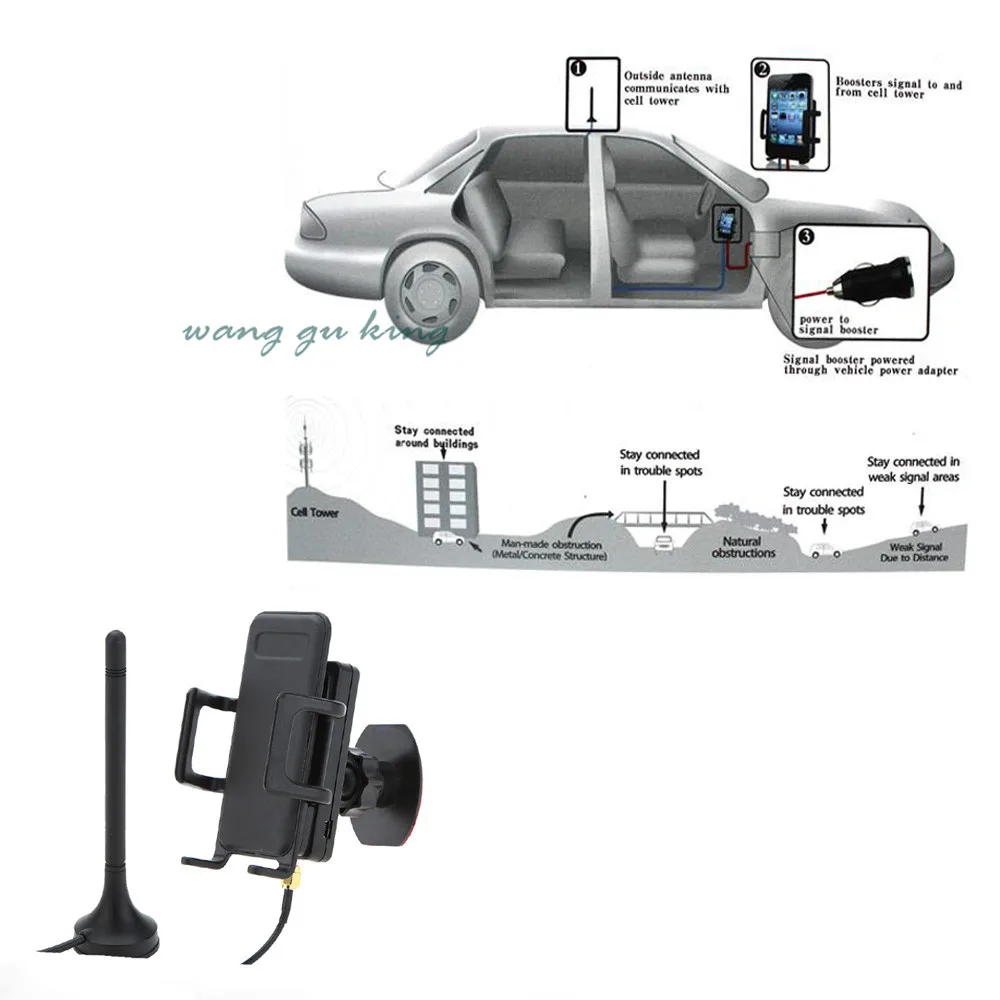 3g 2100MHz GSM WCDMA сотовый телефон усилитель сигнала автомобильный телефон усилитель сигнала Светодиодный индикатор питания USB зарядное устройство кронштейн