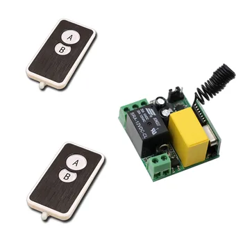 

Smart Home AC 220V 1CH RF Remote Control Switch System Relay Module Receiver Remote Control Transmitter For LED Lamp Light Strip