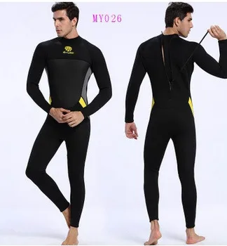 

Men 3MM Neoprene Men Scuba Diving Suit Warm Wetsuit Snorkeling Kite Surfing Spearfishing Body Buliding Swimwear Sport BeachWear
