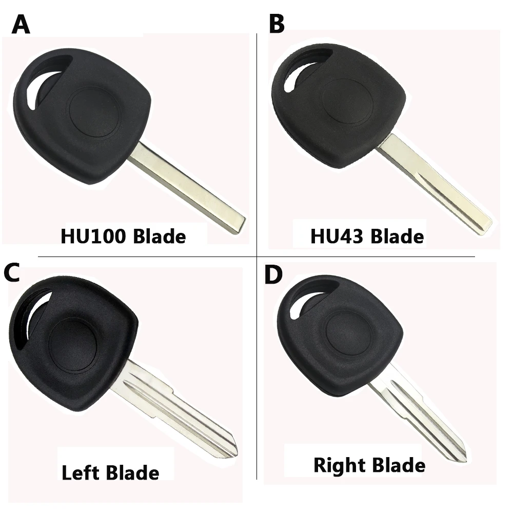 OkeyTech транспондер ключ оболочки чехол Fob HU100/HU43/YM28/HU46 Uncut Blade для Vauxhall Opel ключ пустой Замена авто ключ крышка