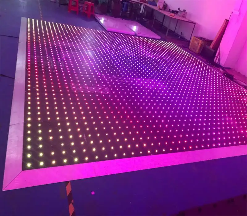 16x16ft Портативный Led видео танцпол RGB для Свадебная вечеринка в стиле диско