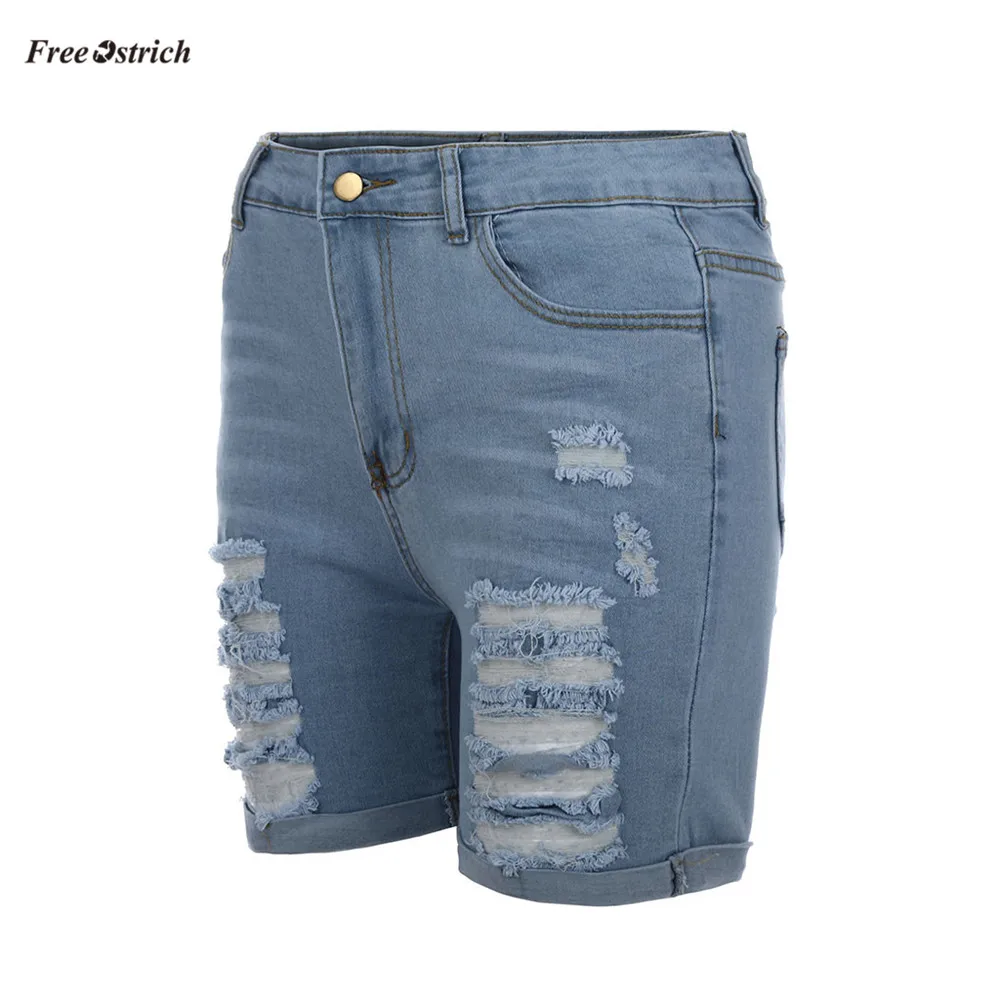 Страусиная одежда, женские джинсы, женские джинсы со средней посадкой рваные джинсы, обтягивающие бандажные шорты, джинсовые шорты, джинсы с дырками