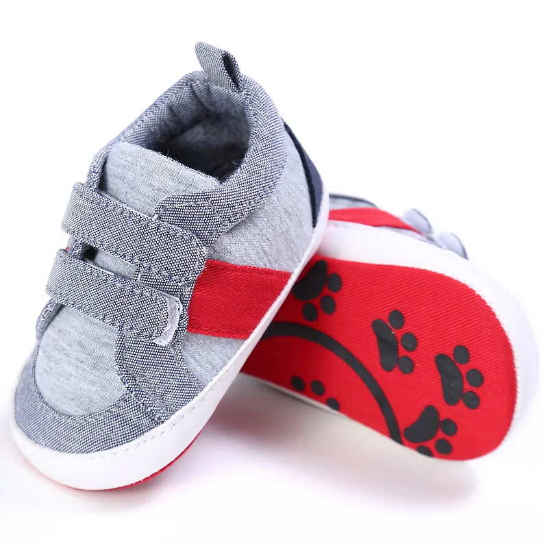 Новая обувь для мальчика, хорошее качество, в полоску, для новорожденных, для малышей, для малышей 0-18 месяцев