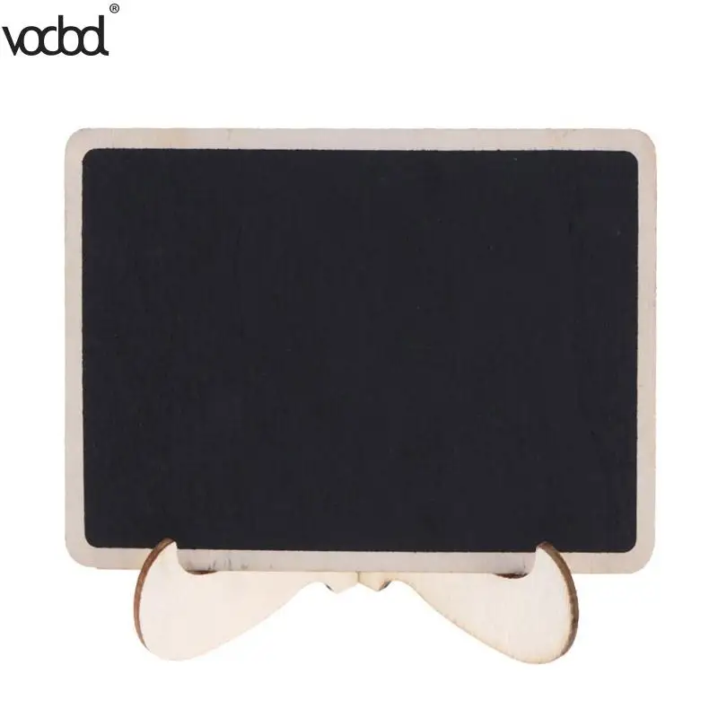 

Mini Wooden Blackboard With Removable Stand Chalkboard Message Boards Sign Wedding Party Decoration For Table Memo