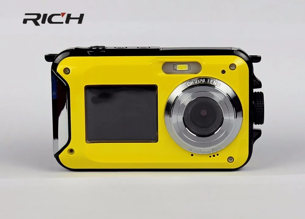 10 шт. D8 Max 24MP 5MP CMOS цифровой Камера 2,7 Inch+ 1,8 Inch двойной Экран Водонепроницаемый Камера DHL