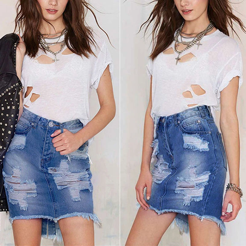 denim skirts 2018