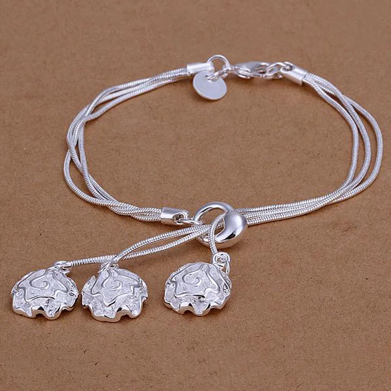 Bracelet Silver Plated Bracelet Silver Fashion Jewelry Bracelet Hanging